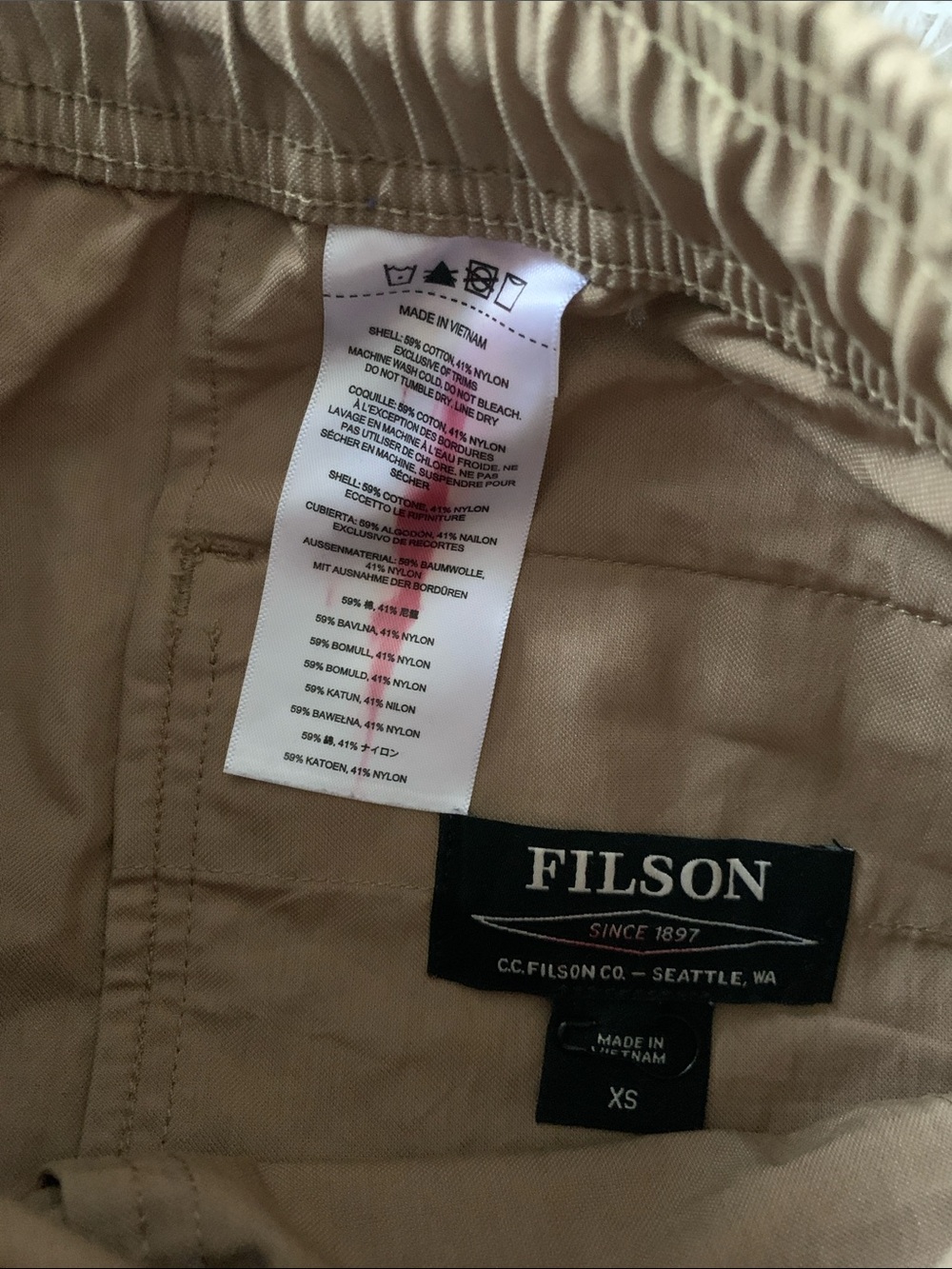 Filson drawstring utility shorts - Picture 2 of 5